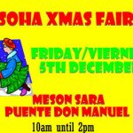 SOHA.ES Christmas Fair December 5th